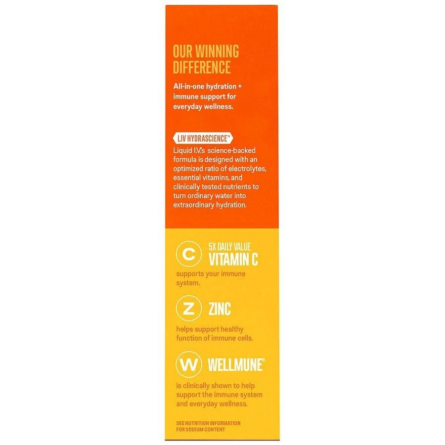 Liquid I.V. Immune Support Drink Mix Tangerine, 6ct 6