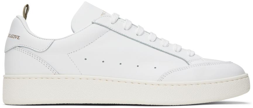 【関税込み】Officine Creative ホワイト Mower 007 スニーカー Officine Creative White Mower 007 Sneakers - Casual Shoes