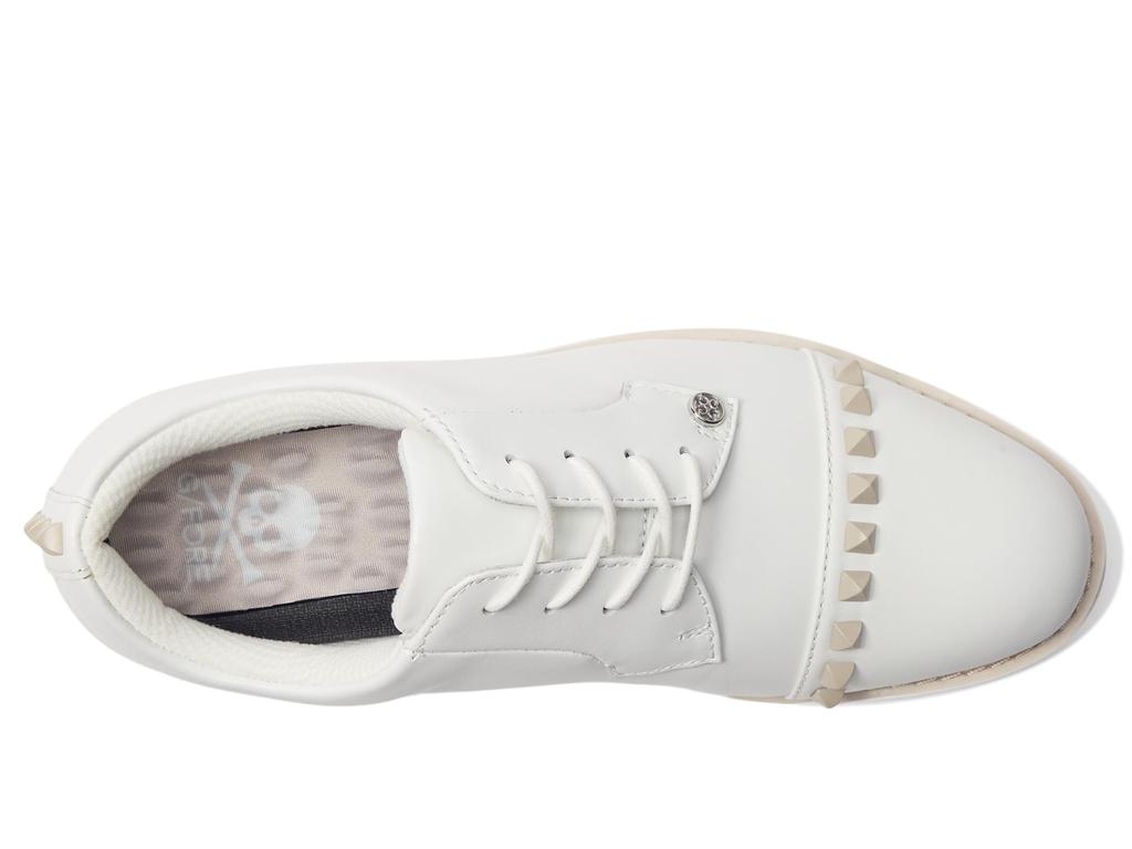 GFORE Gallivanter Pebble Leather Stud Cap Toe Golf Shoes