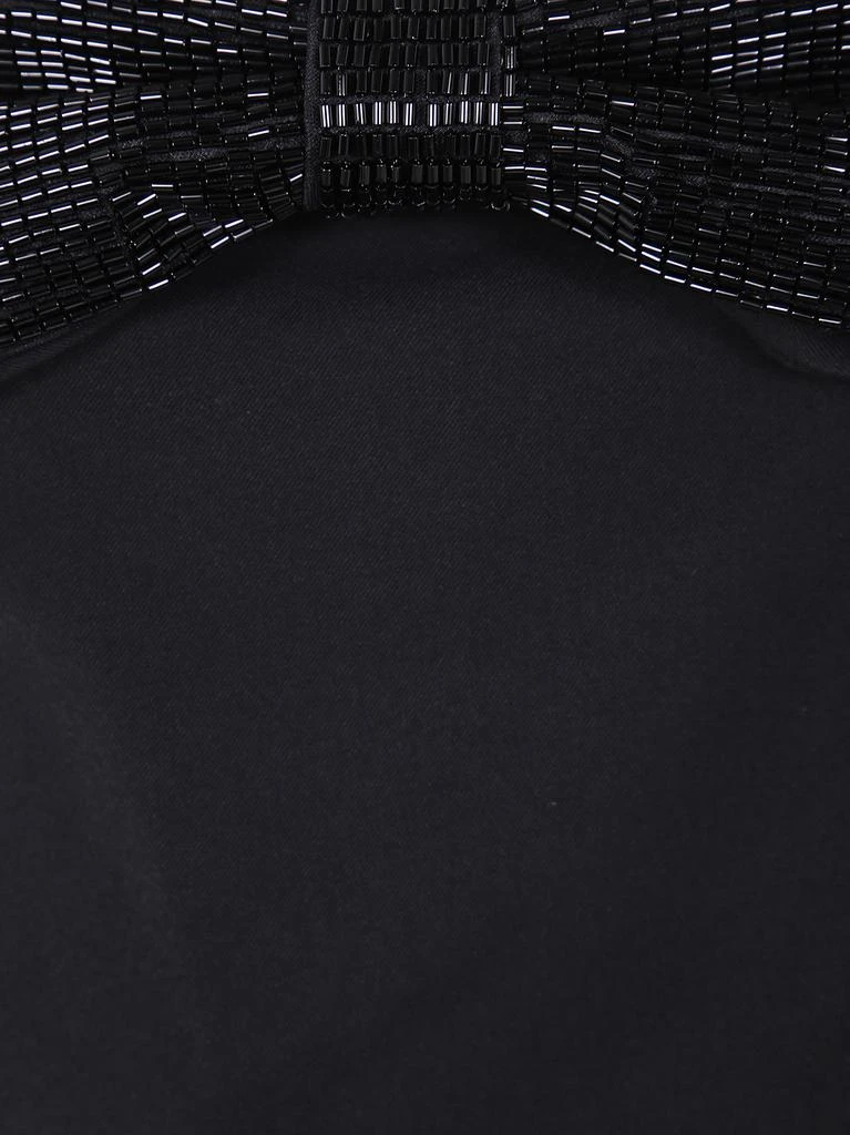 Self Portrait BLACK CREPE BANDEAU MINI DRESS 3