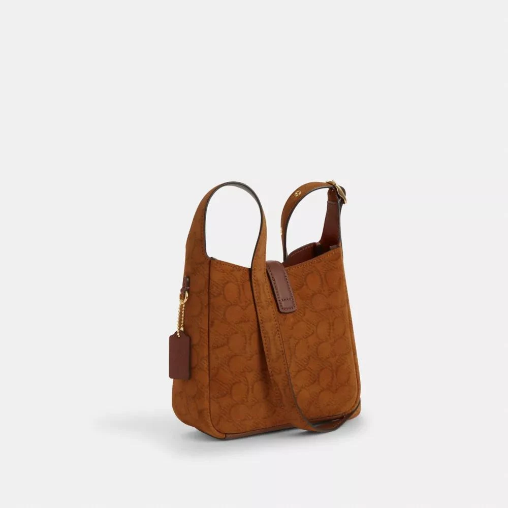 Coach Hadley Mini Crossbody Bag In Signature Suede 4
