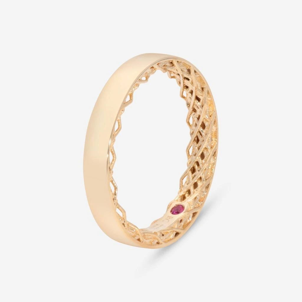 Roberto Coin Roberto Coin Symphony Golden Gate 18K Yellow Gold Band Ring Sz. 7 7771362AY650 2