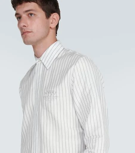 AMIRI Cotton pinstripe poplin shirt 5