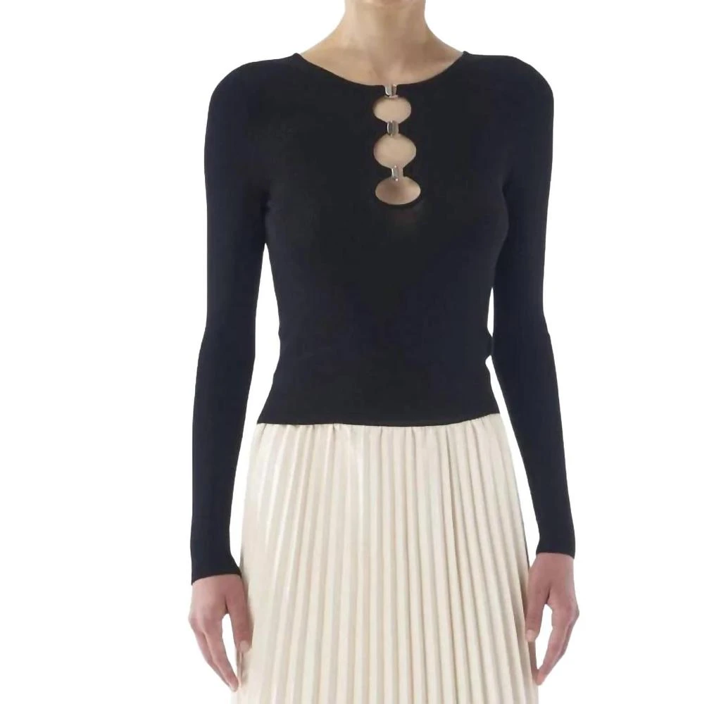Le Superbe Ooo Sweater In Black 1