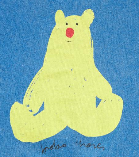 BOBO CHOSES Hug Me Bear cotton jersey sweatshirt