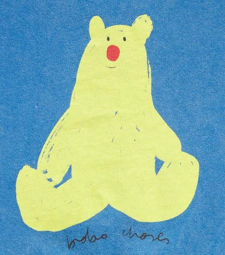 BOBO CHOSES Hug Me Bear cotton jersey sweatshirt 2