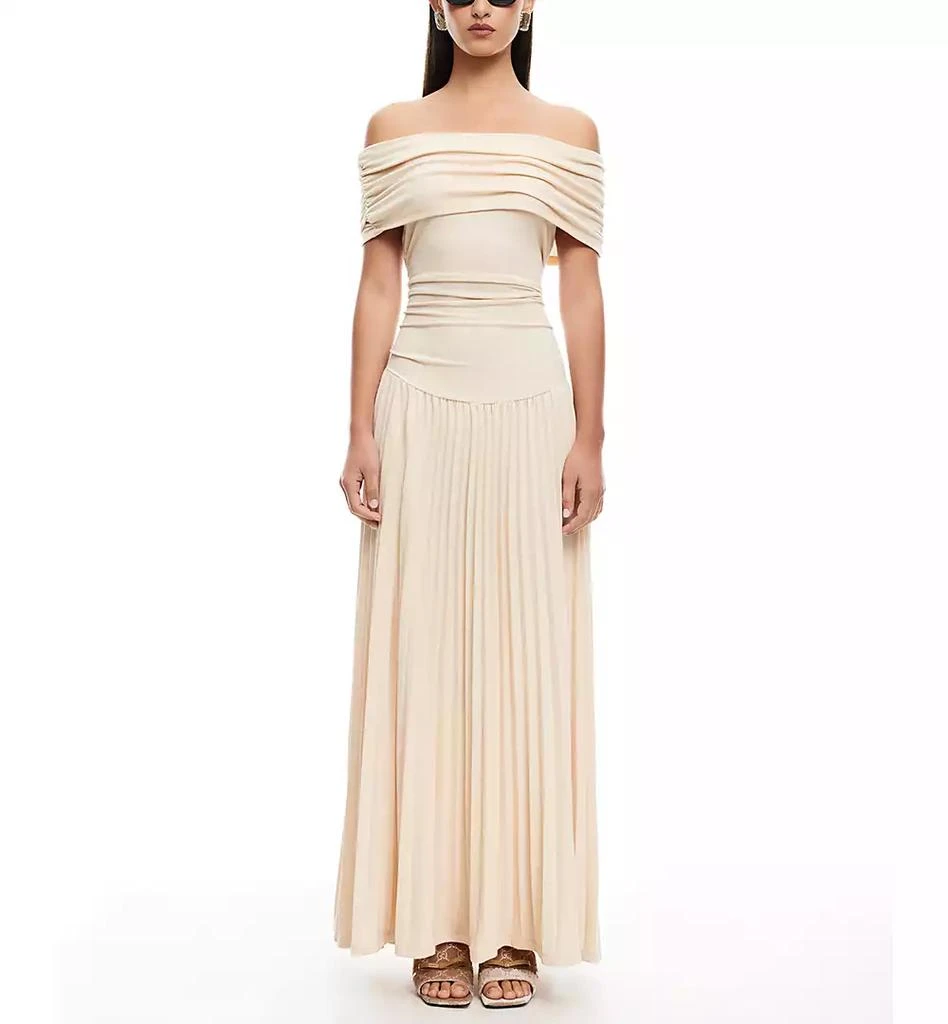Lioness Women's Field Of Dreams Off-The-Shoulder Maxi Dress 1