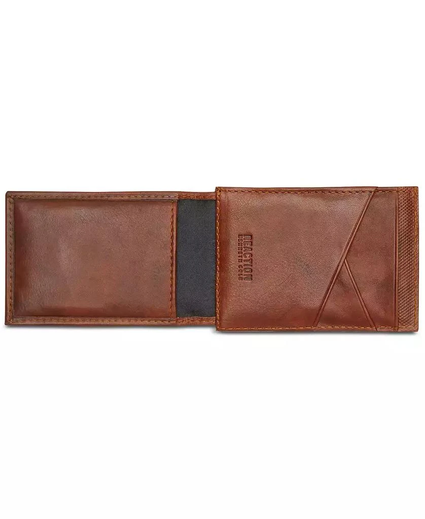 Kenneth Cole Men's Crunch Magnetic Front-Pocket Leather Wallet 3