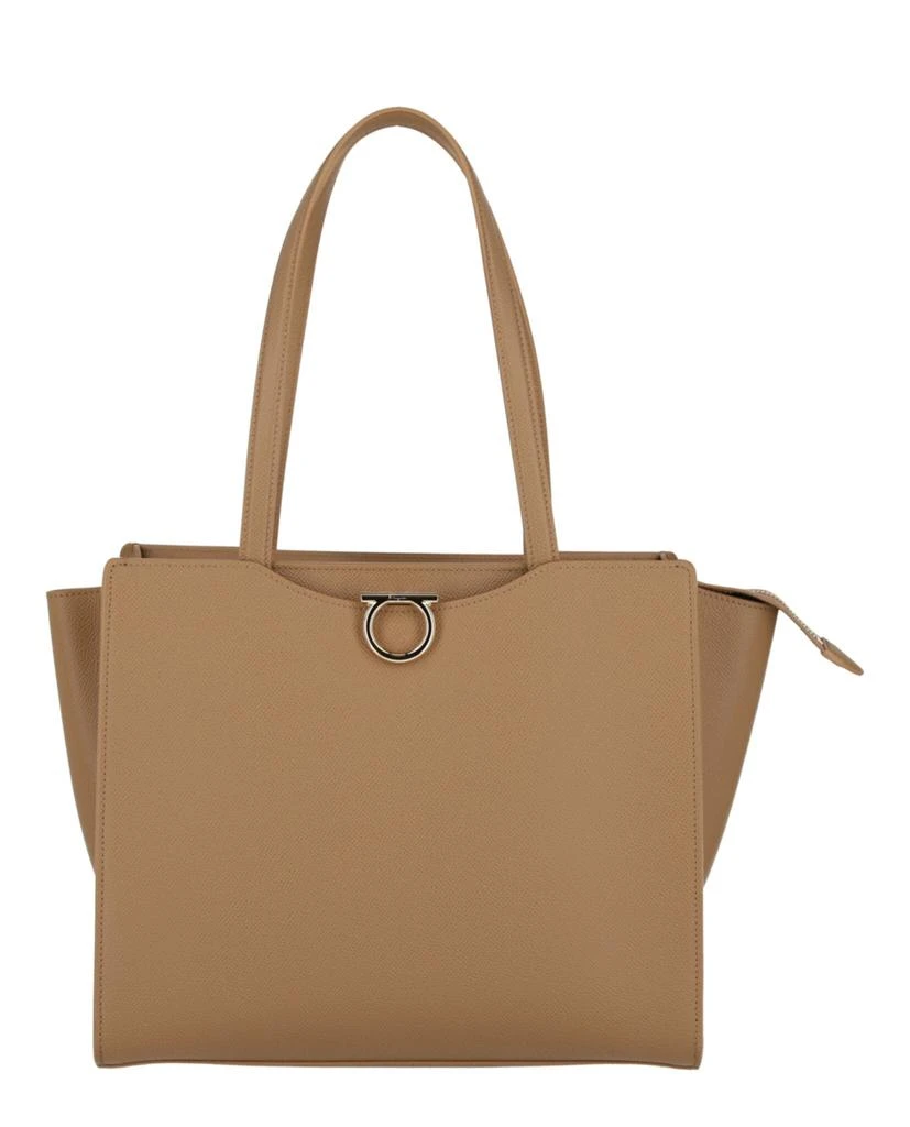 Salvatore Ferragamo Gemini Leather Shoulder Bag 1