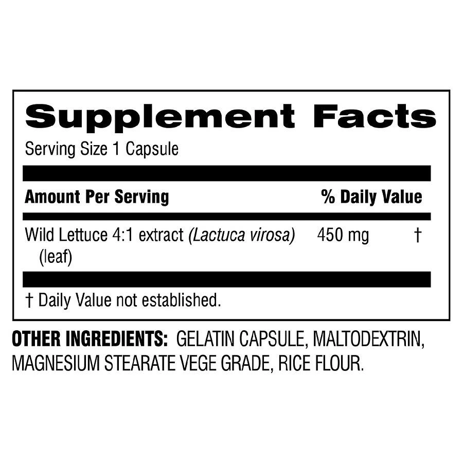Botanic Choice Wild Lettuce Extract 2