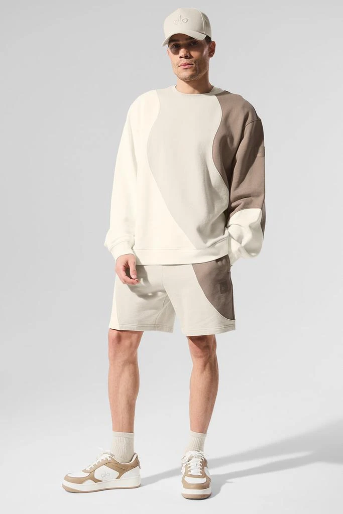 Alo 7" Make Waves Short - Ivory/Bone/Gravel 6