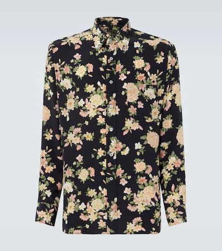 Tom Ford Floral silk crêpe de chine shirt 1