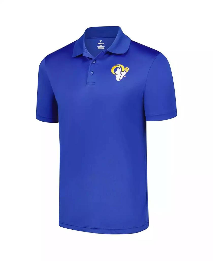 Fanatics Men's Royal Los Angeles Rams Polo Shirt 3