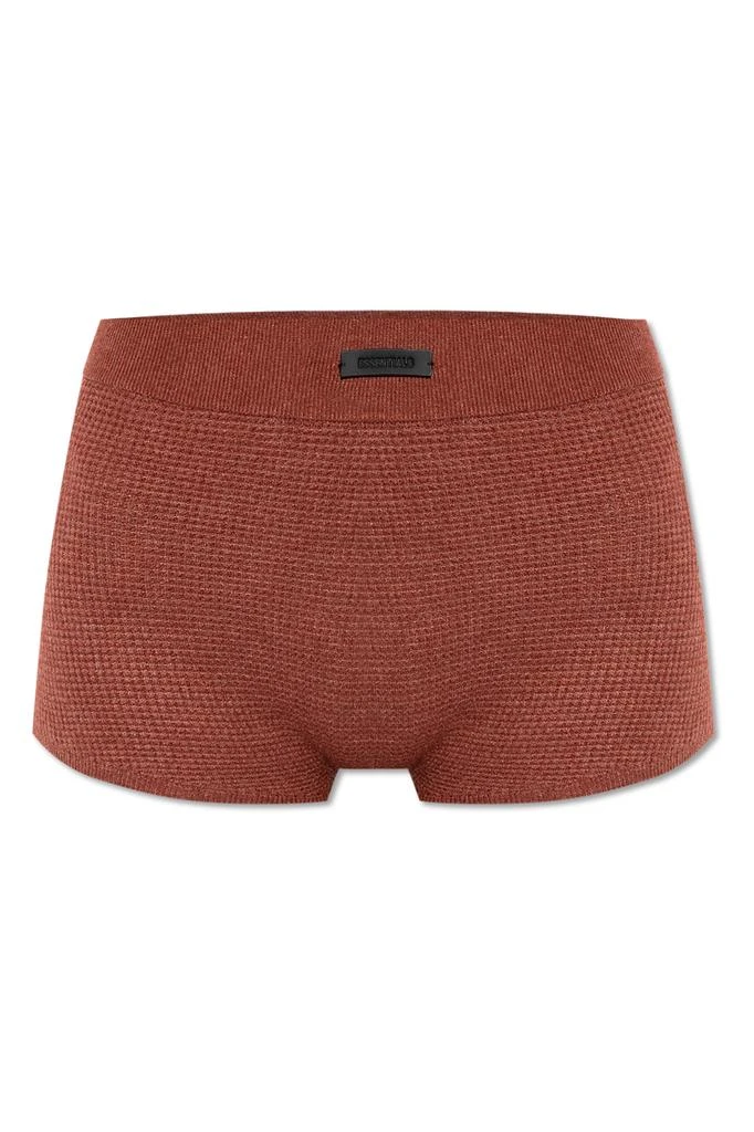 Essentials Ribbed Shorts 1