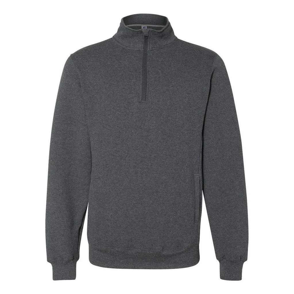 Russell Athletic Dri Power Quarter-Zip Cadet Collar Sweatshirt 1