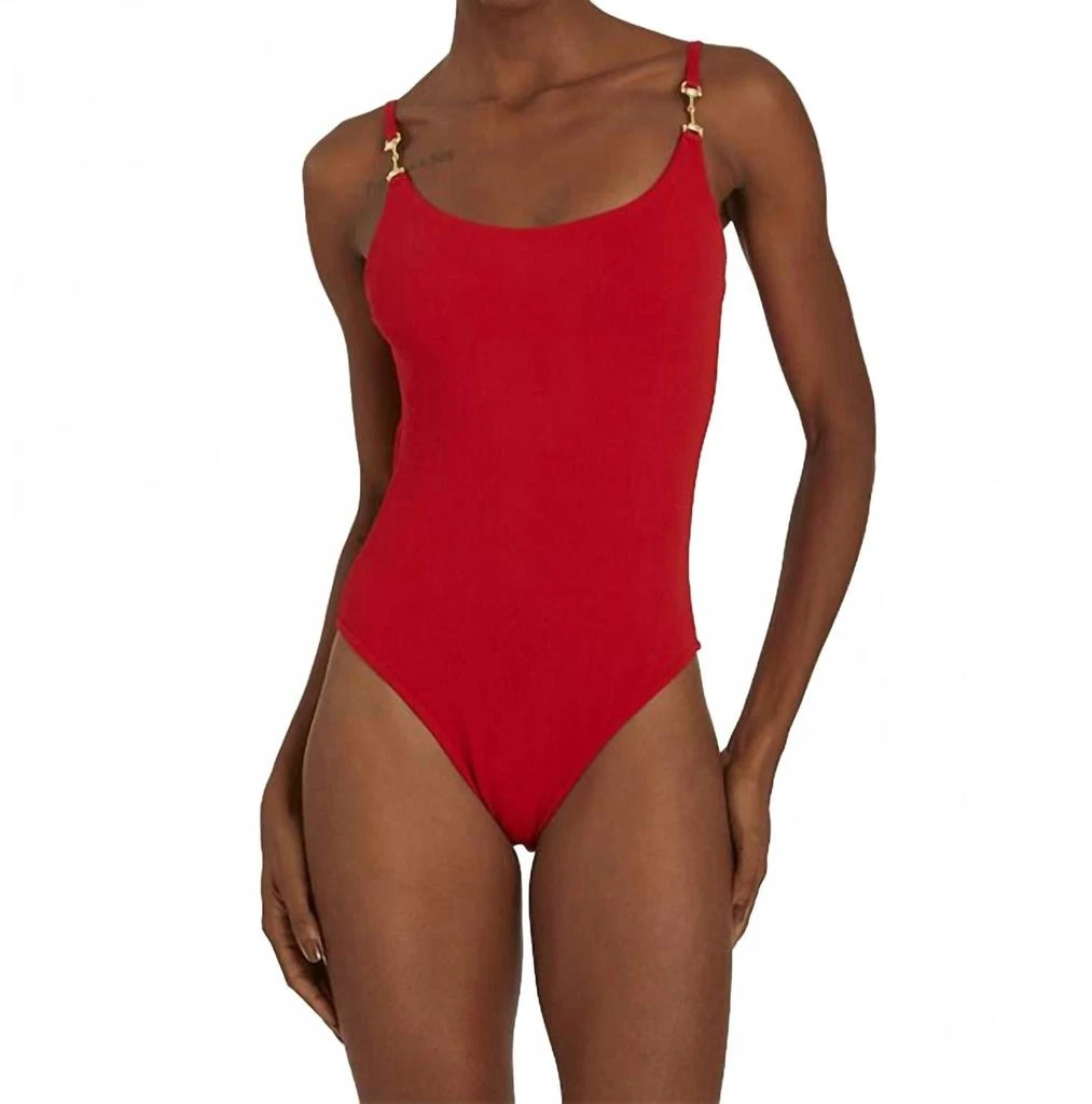 LENNY NIEMEYER New Body Snaffle Detail One Piece In Paprika 1