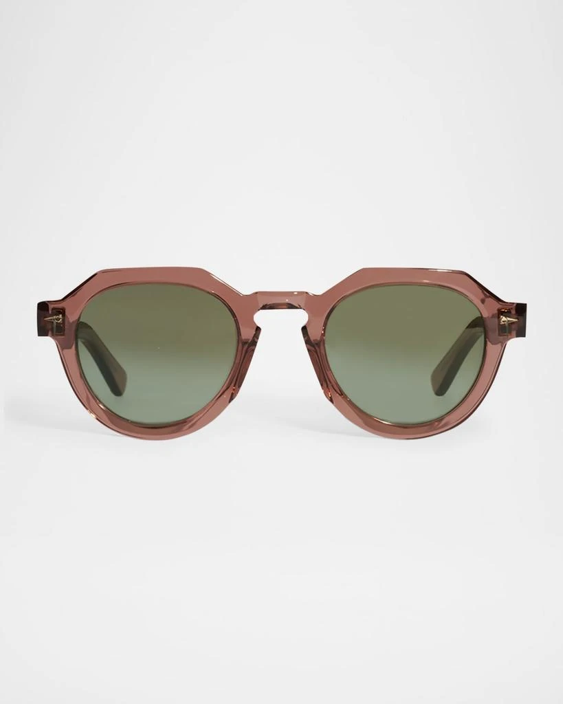 AHLEM Grenelle Acetate & Nylon Round Sunglasses 1