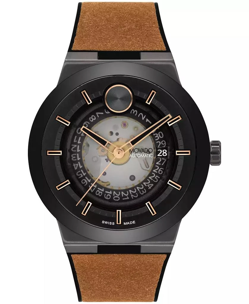 Movado Men's Bold Fusion Automatic Swiss Auto Black Rubber 43.50MM Watch 1