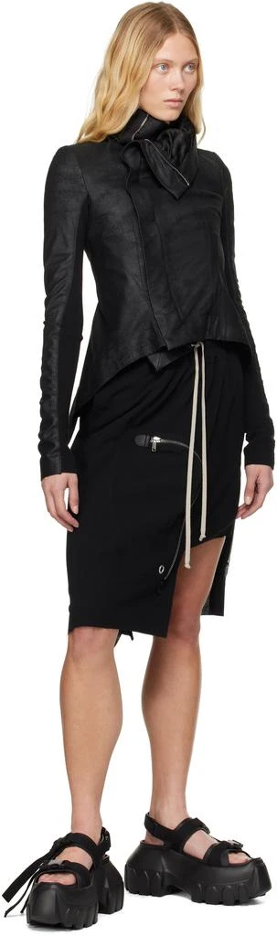 Rick Owens Black Hollywood Mega Tractor Heeled Sandals 5