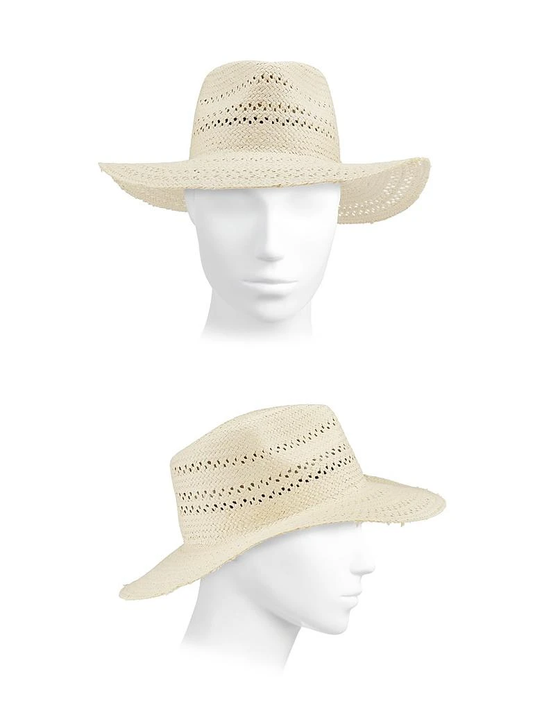 Rag & Bone Elle Straw Fedora Hat rag & bone Elle Perf Fedora | Bloomingdale main image 4