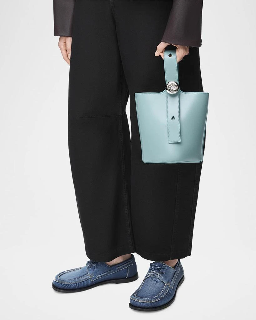Loewe Mini Pebbled Leather Bucket Bag 5