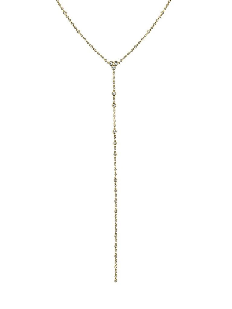 SHAY 18K Yellow Gold & 1.8 TCW Diamond Lariat Necklace 2