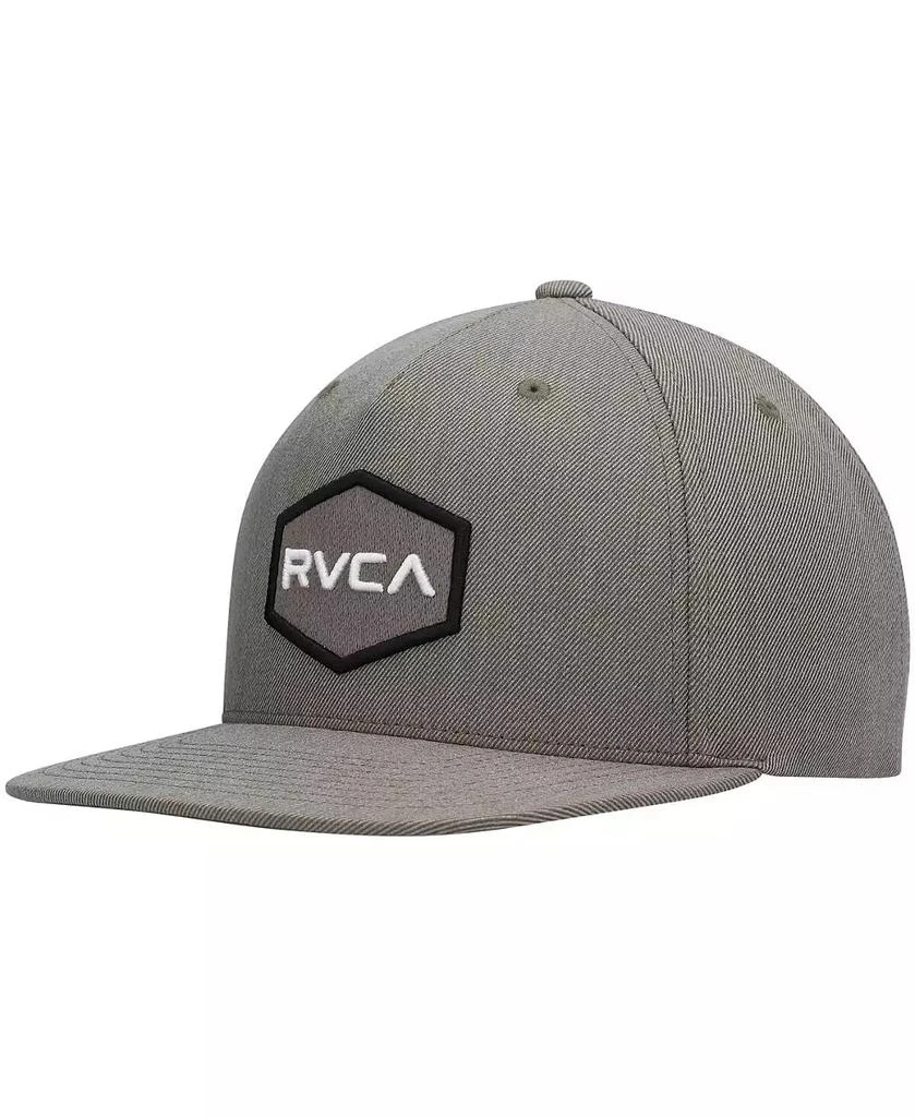RVCA Men's Olive Commonwealth Snapback Hat 1
