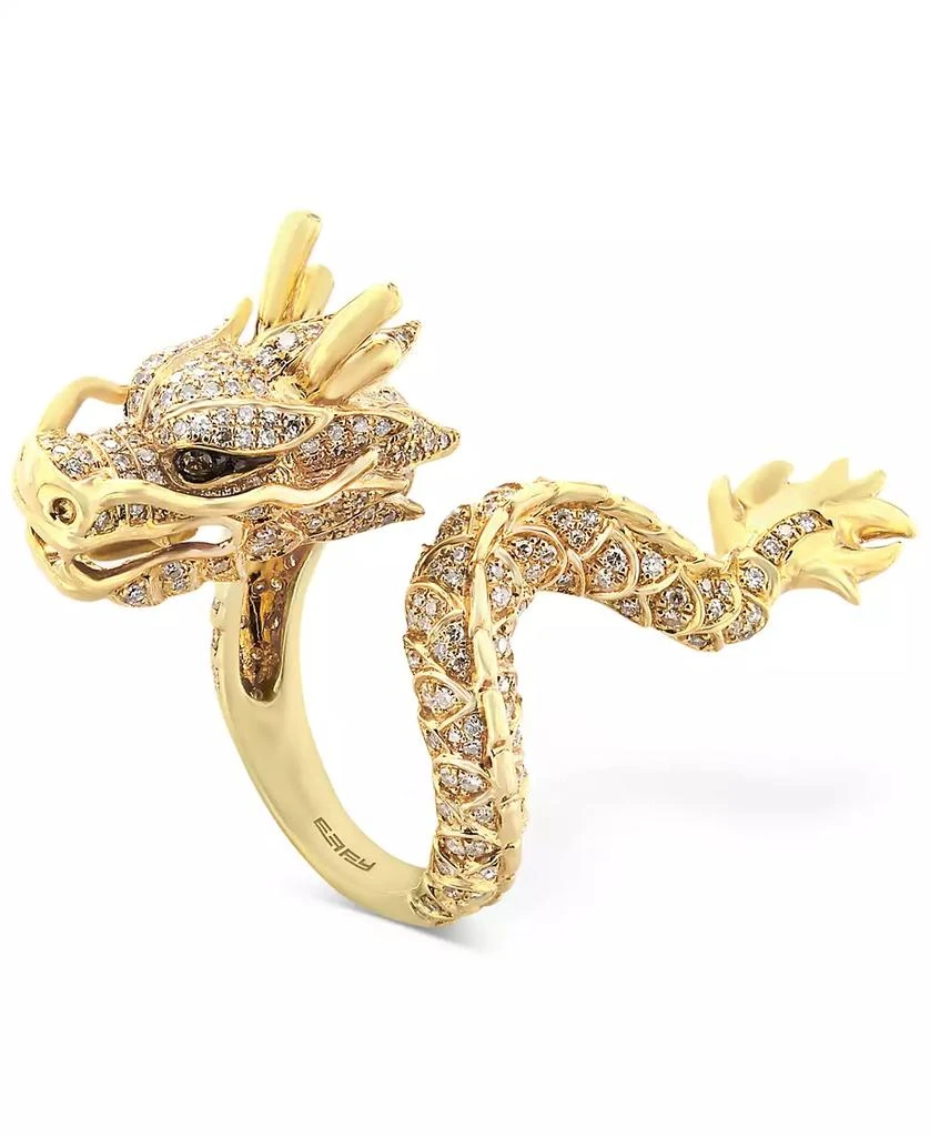 Effy EFFY® Diamond Dragon Ring  (1 ct. t.w.) in 14k Gold 1