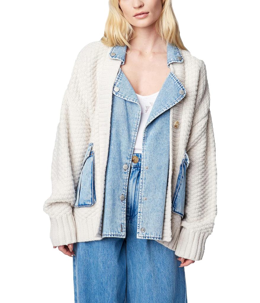 Shop Cropped Knit V-Neck Sweater on Sale at BeyondStyle – Get 51