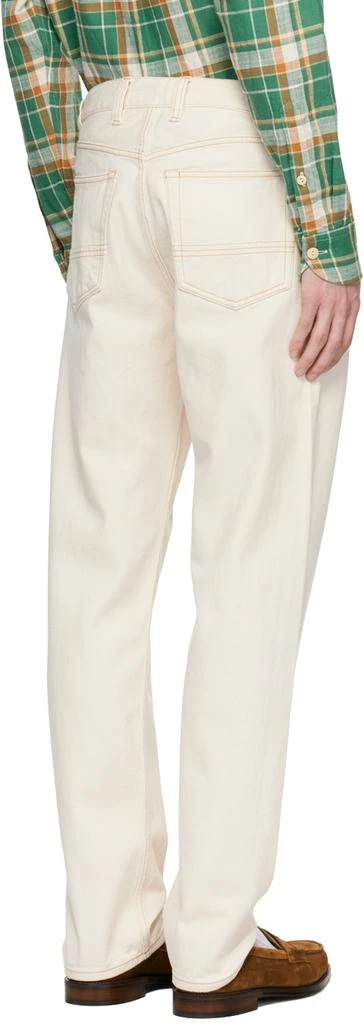 Drake's Off-White Patchless Jeans 3