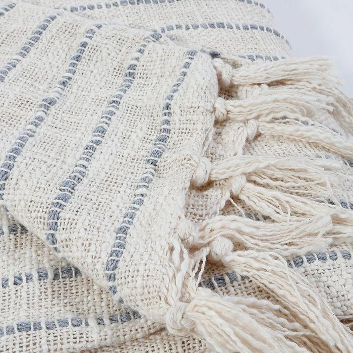 POM POM AT HOME Jojo Handwoven Cotton Oversized Throw Blanket 2