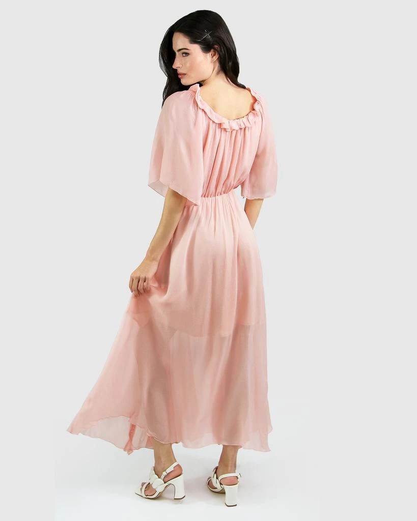 Belle&Bloom Amour Amour Ruffled Midi Dress - Desert Rose 3