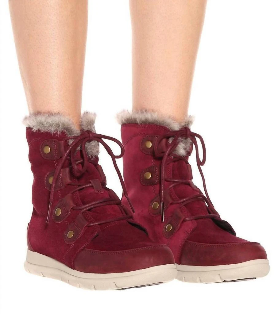SOREL Sorel - Women's Explorer Joan Faux Fur Suede Leather Winter Boots 2
