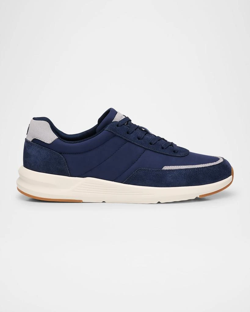 Peter Millar Men's Journeyman Nylon and Suede Low-Top Sneakers 1