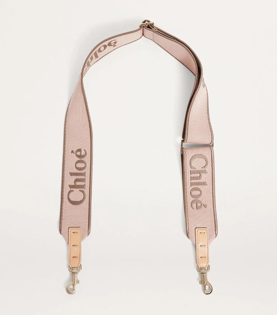 Chloé Logo-Embroidered Bag Strap 2