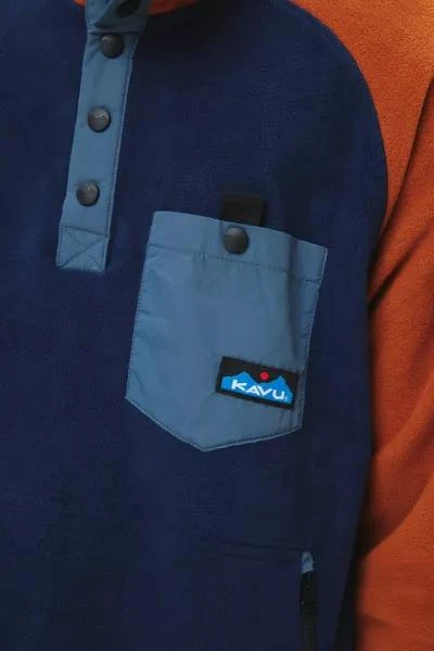 KAVU KAVU Tennaway Mock Neck Fleece Pullover Sweatshirt 5