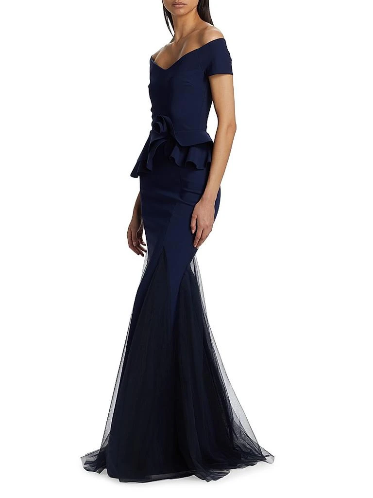 Chiara Boni Lady Illusion Tulle Gown 4