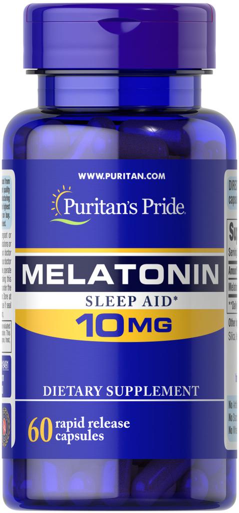 Puritan's Pride Melatonin 10 mg 60 Capsules