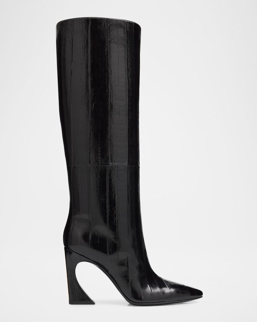 Shop Fendi Delfina Lace-Up Biker Boots on Sale at BeyondStyle