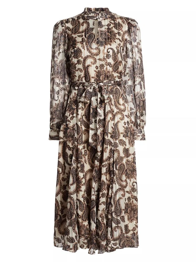 Tahari Janice Paisley Fit & Flare Midi-Dress 1