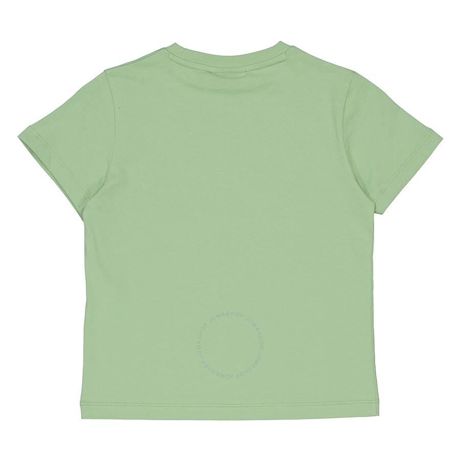 Save The Duck Kids Mint Green Think Higher Printed T-Shirt