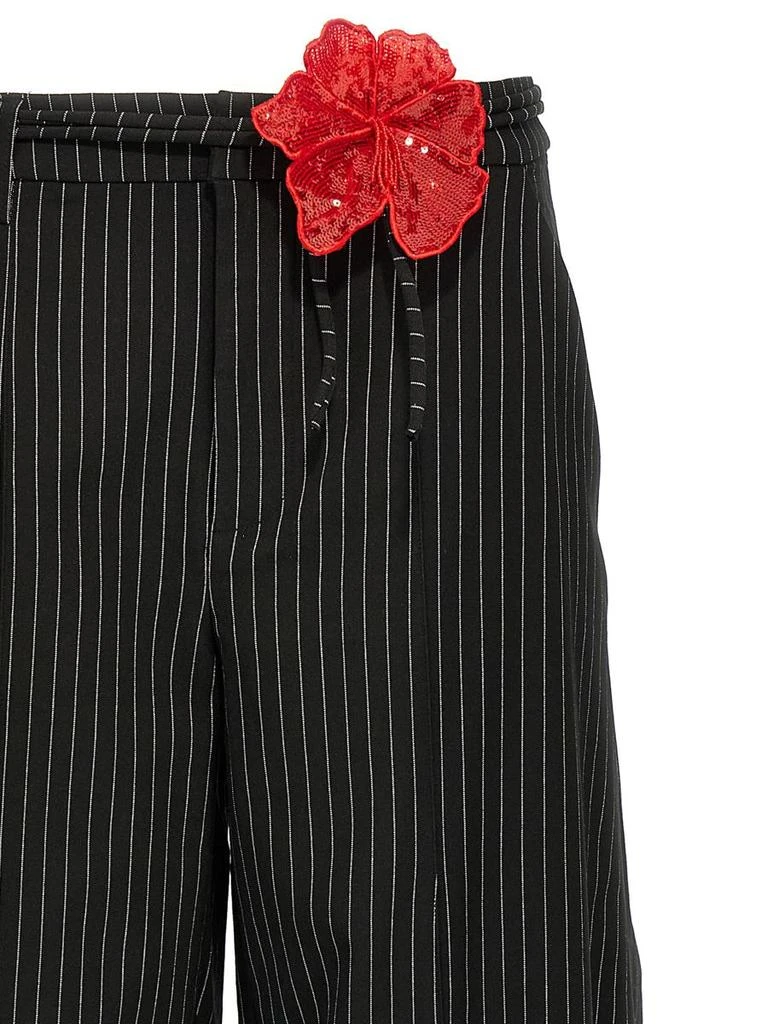 ROTATE Birger Christensen Rotate Birger Christensen Pinstriped 'Cargo' Pants 3