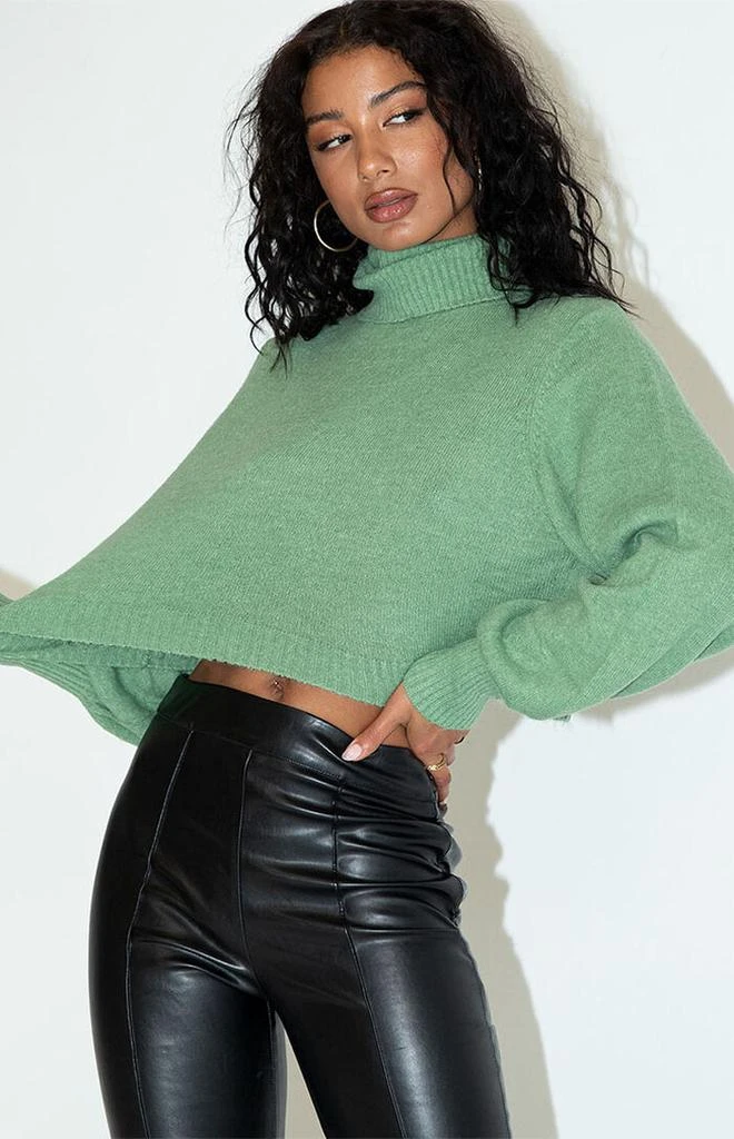 Princess Polly Zahara Cropped Turtleneck Sweater 2