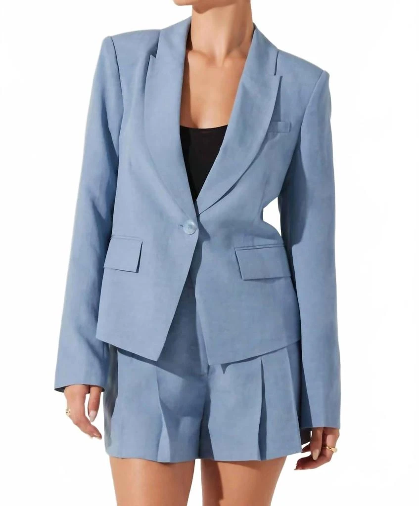 ASTR Women
s Artice Blazer In Blue