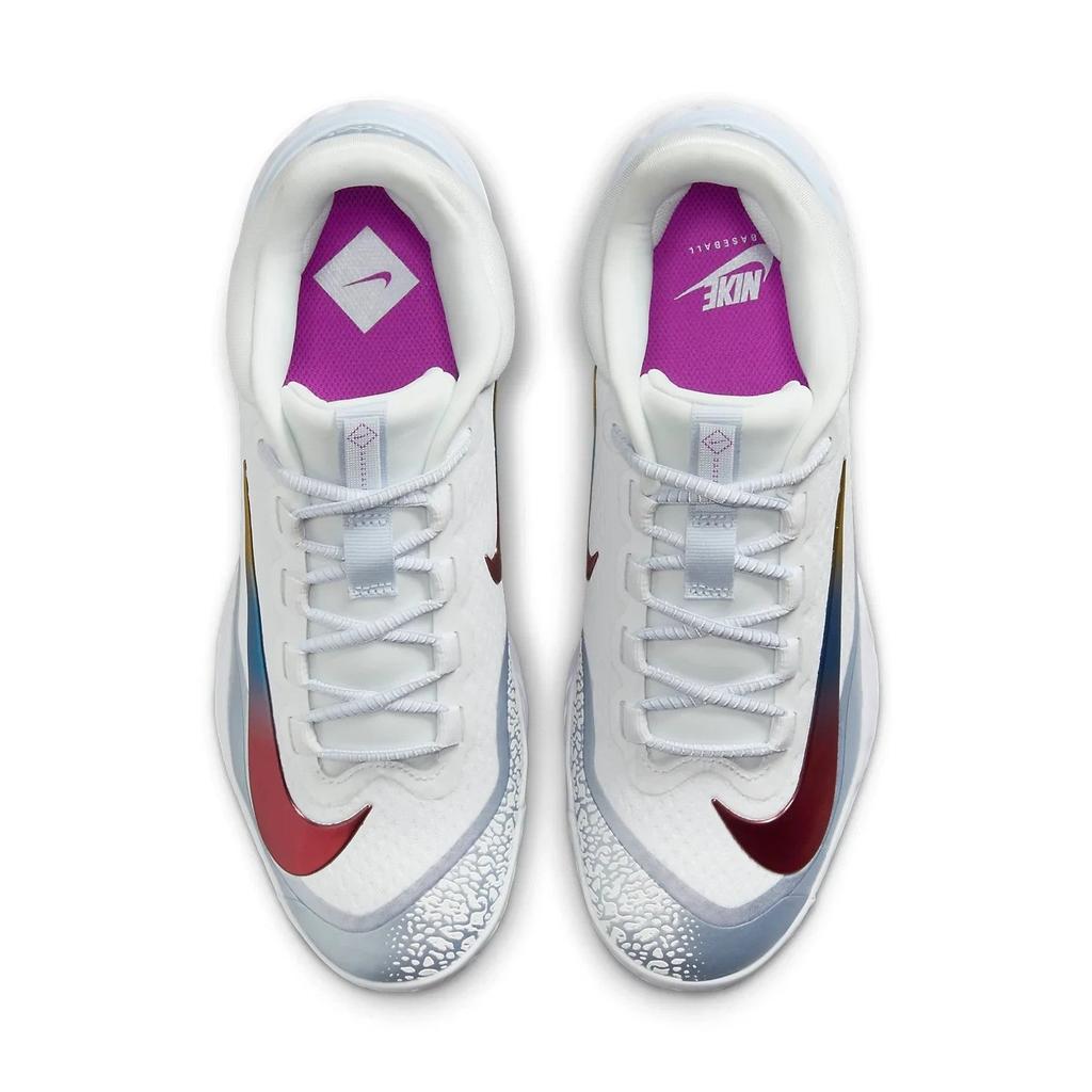 rainbow baseball cleats