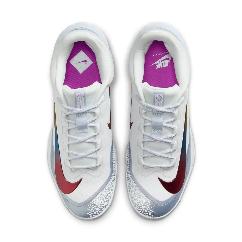 NIKE Alpha Huarache Elite 4 Low FD2745-106 Men's Rainbow Baseball Cleats ACAD337 4