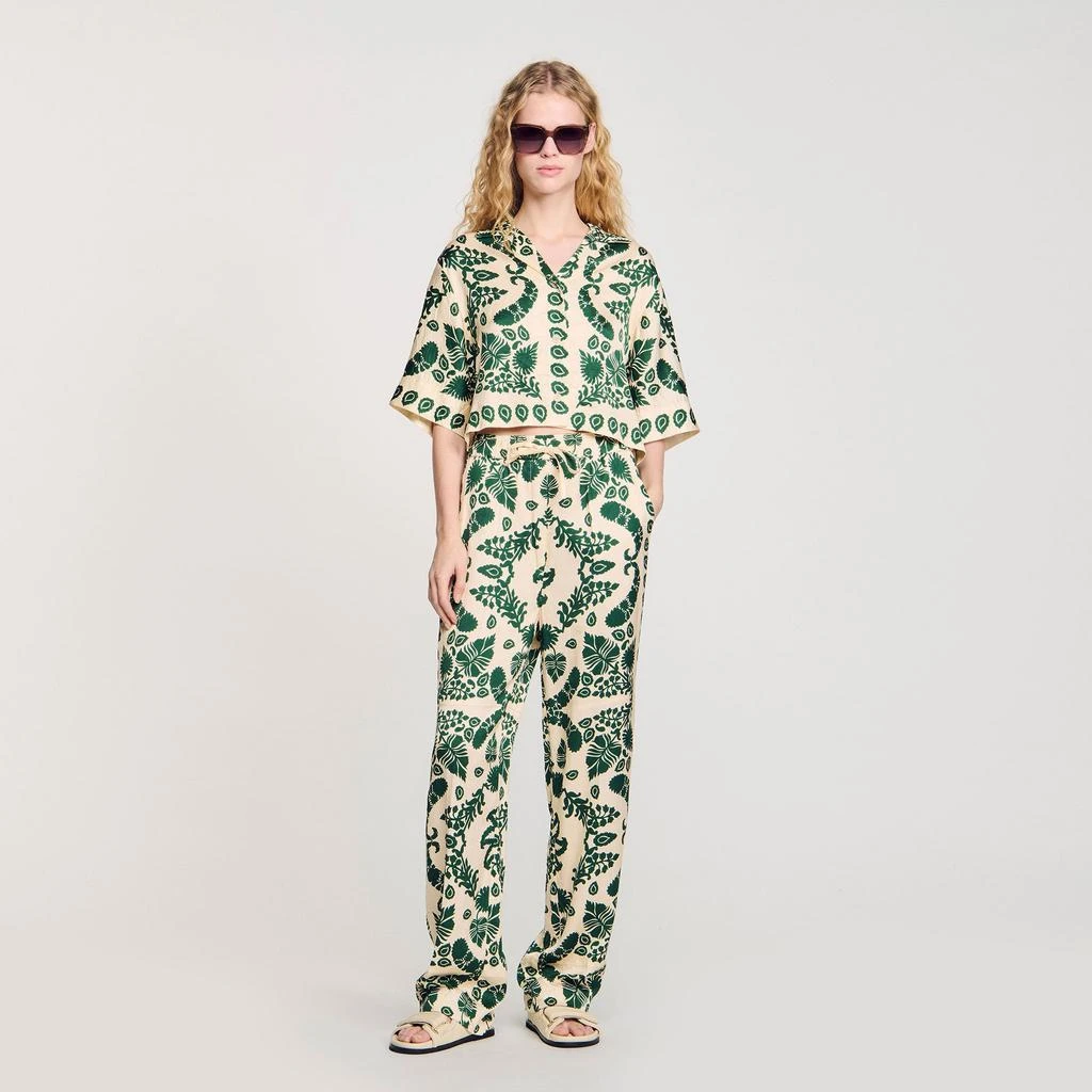 Sandro Floral pants 1
