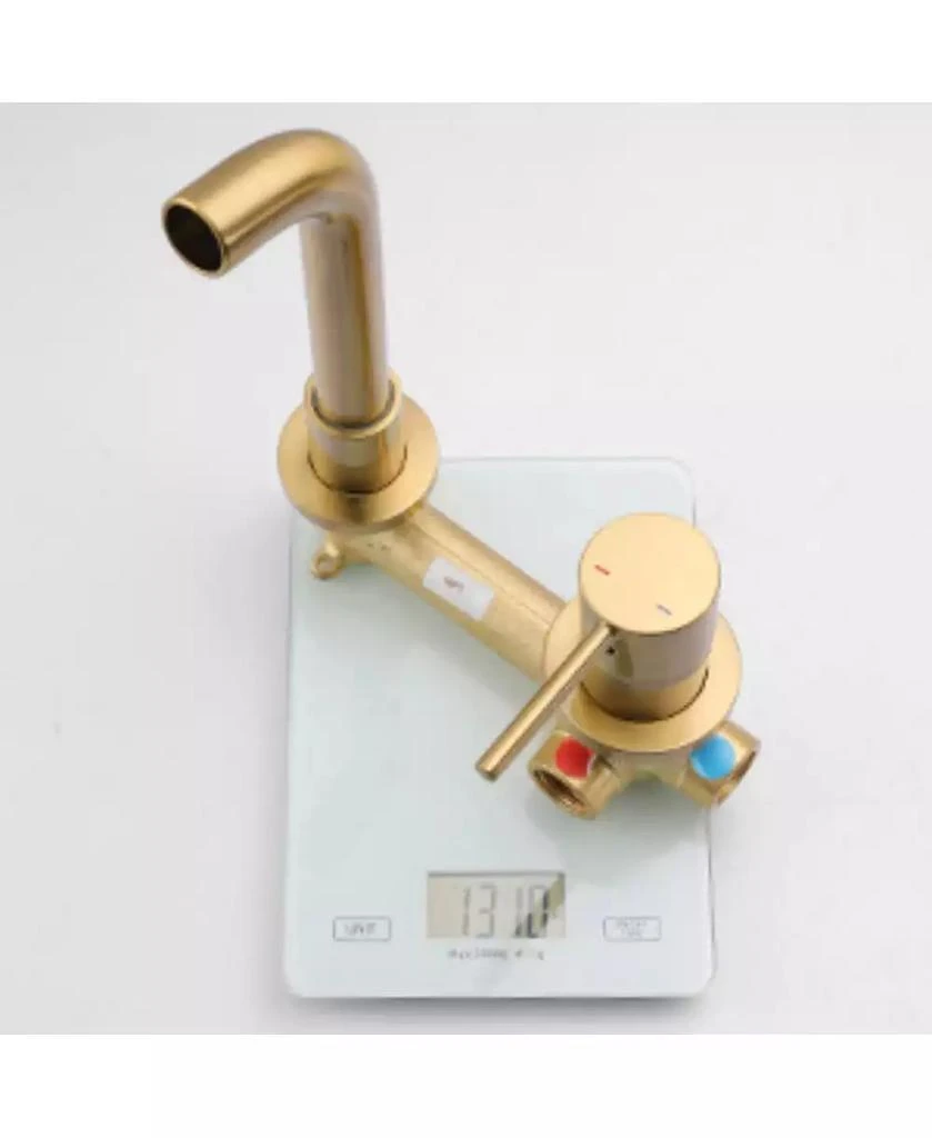 Slickblue Wall Mount Faucet for Bathroom Sink or Bathtub Sleek and Space-Saving Design 5