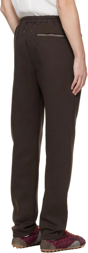 MAISON MARGIELA Brown Pinched Seam Sweatpants 3