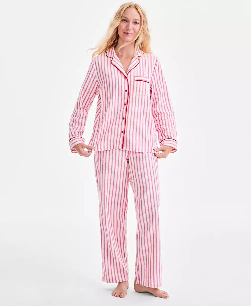 Charter Club Women's 2-Pc. Cotton Flannel Packaged Pajamas Set, Created for Macy's